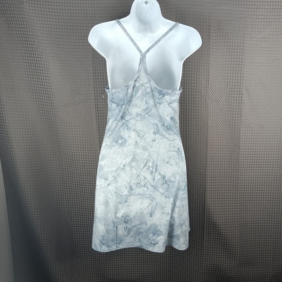 EVCR Athletic Dress Women's Medium Blue Gray Racerback Built In Shorts soft - Picture 6 of 11